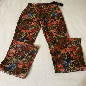 Revolt Jeans Co  Multicolor Bootcut Floral Pants Size 5/6